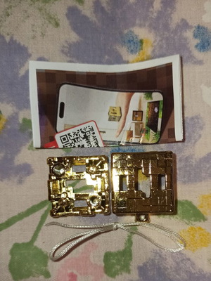 Golden Block VC399 Minecraft Kinder Joy figure new
