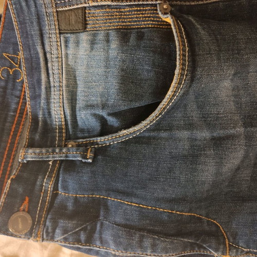 3GUYS men's jeans like new, modern with rips, size 34/34