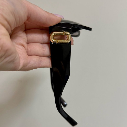 Marc Jacobs Black and Gold Women Sunglasses New Vintage