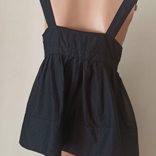 Burberry women's top black, like new, size S, cotton