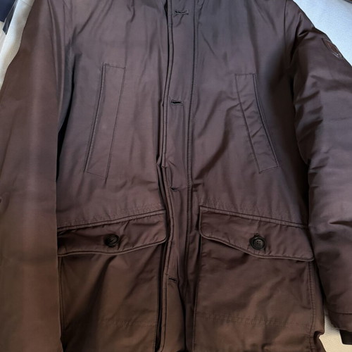 Tommy Hilfiger men's parka down jacket brown like new