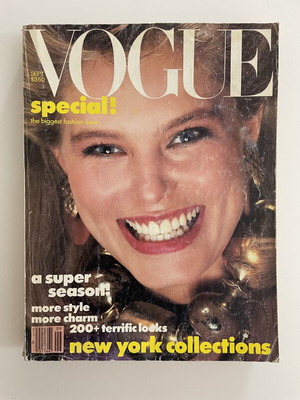 Vogue magazine 1983 used with Renee Simonsen cover