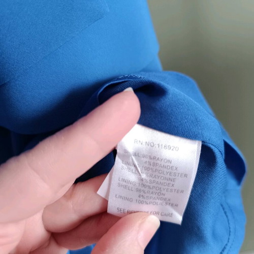 Lucy & Co dress blue like new, size M