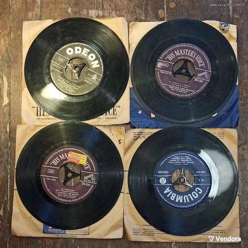 Stelios Kazantzidis and Marinella vinyl records used