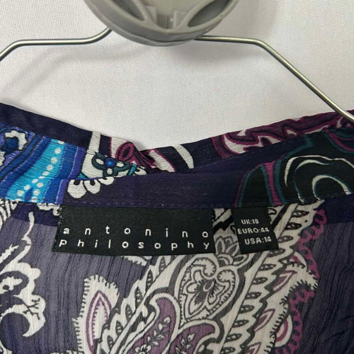Antonino Philosophy Italian boho style shirt, XL