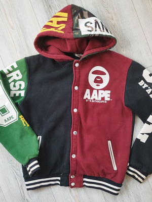 AAPE jacket like new, size M, colorful and black