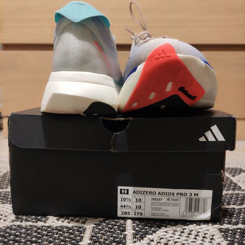 Adidas Adios Pro 3 running shoes size 44 2/3 like new
