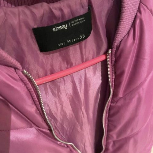 Sinsay bomber jacket, fuchsia, medium