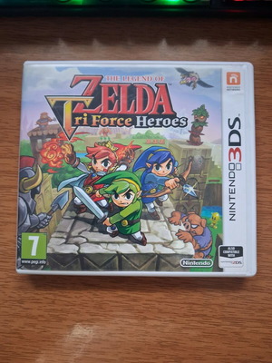 Zelda Tri Force Heroes Nintendo 3DS като нова