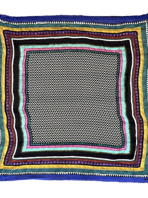 Missoni φουλάρι με κλασικό πολύχρωμο σχέδιο μεταχειρισμένο