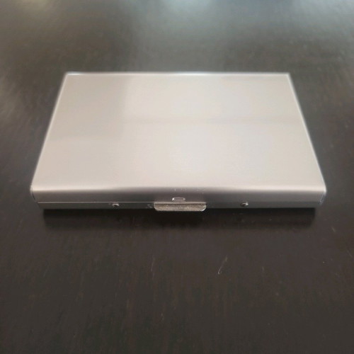 Card holder new, metal stainless steel