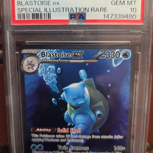 Blastoise Mew 200 PSA 10 Gem Mint Pokémon Card