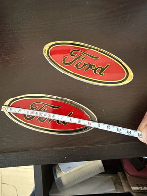 Έμβλημα Ford καινούργιο, σιδερένιο, 2 τεμάχια