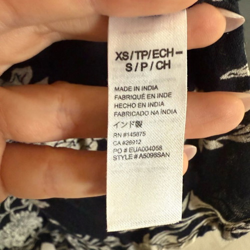 Amuse Society kimono like new, size S, black and beige