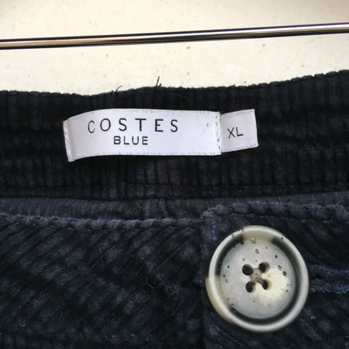Costes navy corduroy flared pants like new, size XL