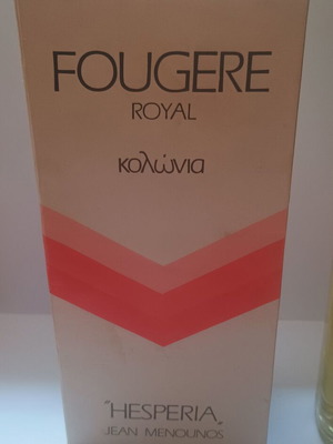 Vintage Fougere Royal cologne Jean Menounos 200 ml like new, 80s decade
