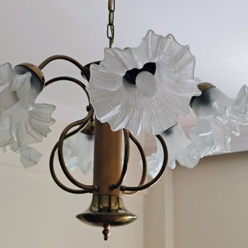 Vintage Brass Chandelier 6-light | Aristocratic Design | Custom Order