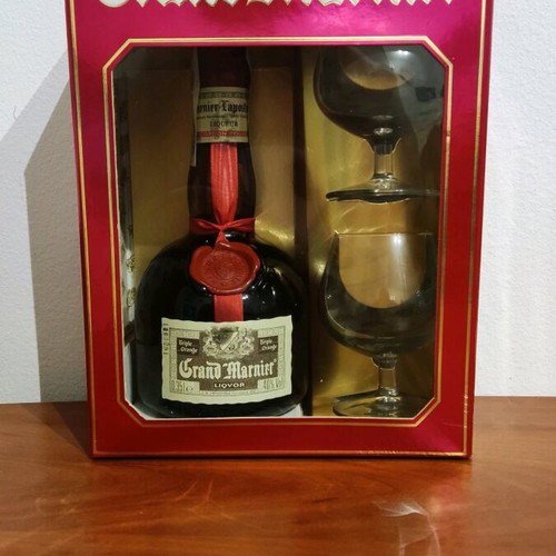 Grand Marnier Collectible Pack 1996 New With Glasses