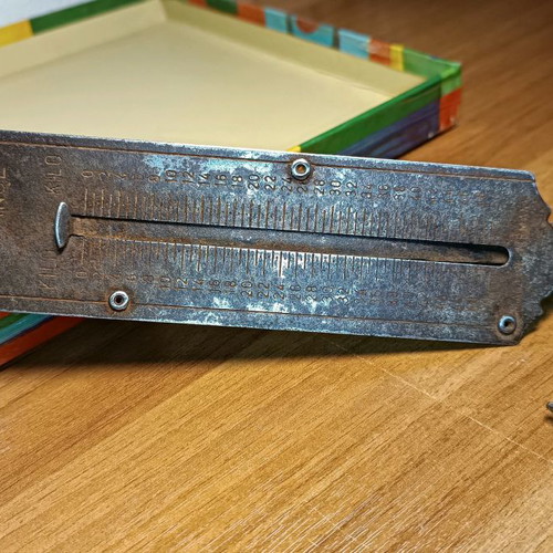 Vintage pocket scale 50kg used, Made in Germany