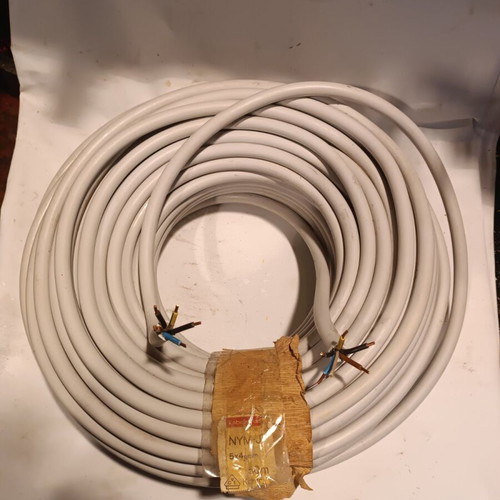 NYM-J 5X4mm CABLE NYM-J 5X4 mm KAVELMETAL. 23 Meters.