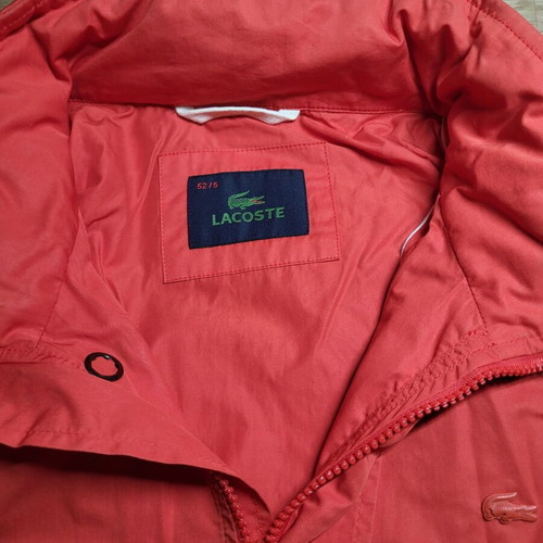 Lacoste jacket orange XL like new, waterproof and windproof