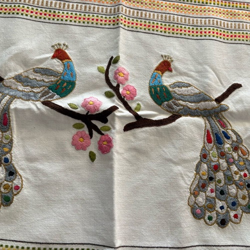Handmade embroidered runners with details new