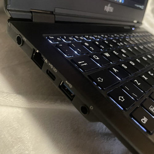Fujitsu Lifebook U728 laptop used, 12.5" screen, Intel Core i5, 16GB RAM, 512GB SSD
