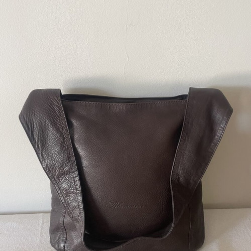 Blumarine by Marianelli Brown Leather Hobo Bag Y2K like new