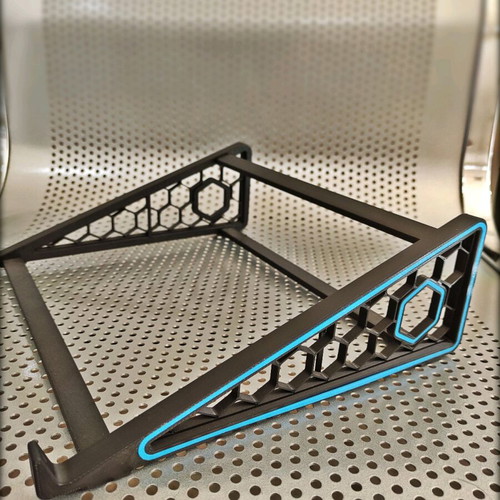 Laptop Stand with 3D Printed Hexa-Hex Design New