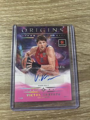 Panini Origins Euroleague Viktor Khryapa Αυτογραφία Αριθμημένο 09/25 Σαν Καινούργιο