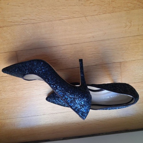 Karen Millen pumps blue 9 cm heel new
