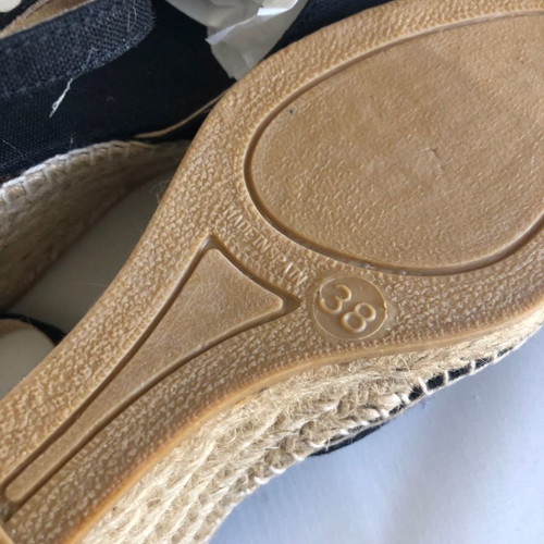 Toni Pons espadrilles black color new, 10 cm heel