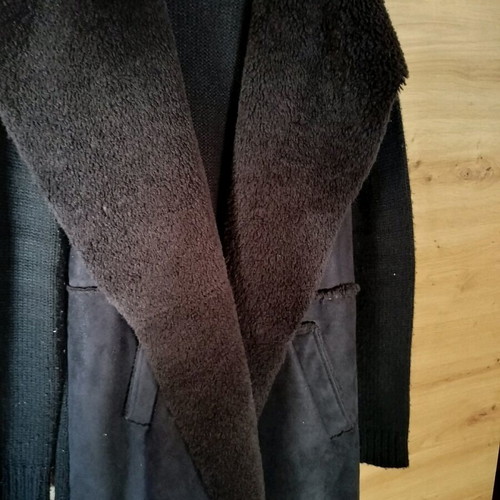 Long black cardigan used, size S