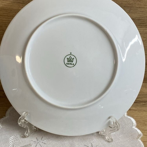 KAHLA GDR porcelain vintage set new, 6 cups, 6 saucers, 6 dessert plates