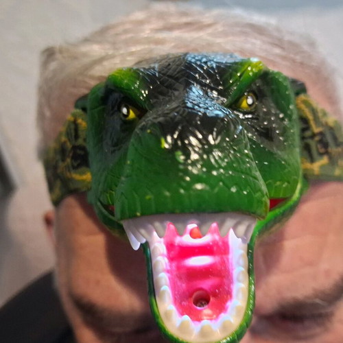 Dinosaur Headlamp with Sounds like new