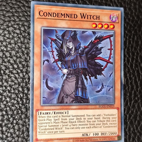 Condemned Witch Yu-Gi-Oh card