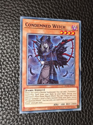 Condemned Witch Yu-Gi-Oh card