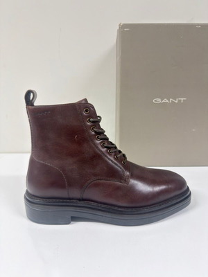 Gant Boggar Mid Boot δερμάτινα μποτάκια, σκούρο καφέ, μέγεθος 41