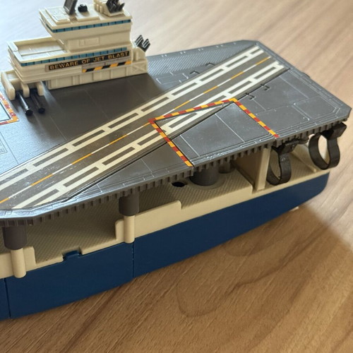 Vintage Micro Machines Aircraft Carrier like new, 27 cm
