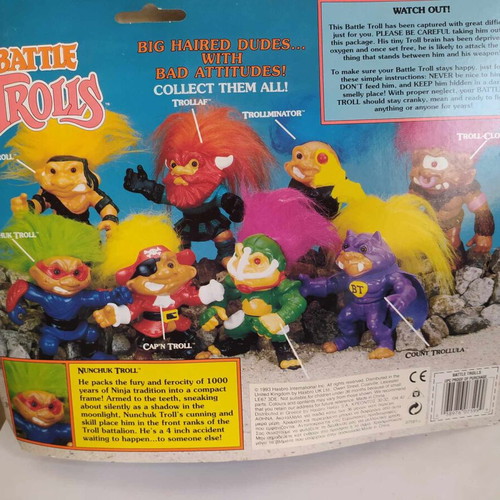 Battle Trolls Nunchuck Troll Hasbro 1993 new