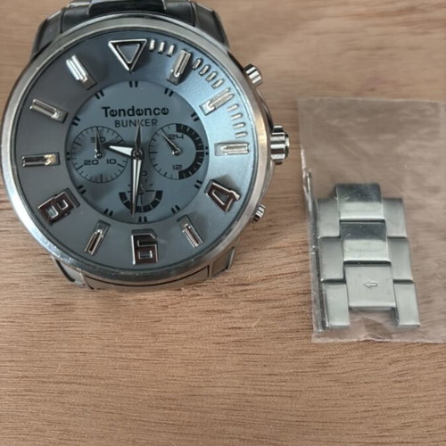 Tendence Bunker wristwatch used, silver