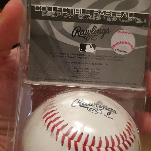 Collectible leather baseball RAWLINGS USA