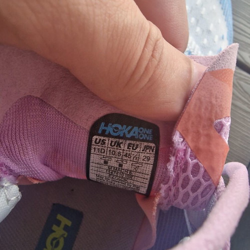 Hoka Mach 6 running shoes like new, size 45 ⅓, multicolor
