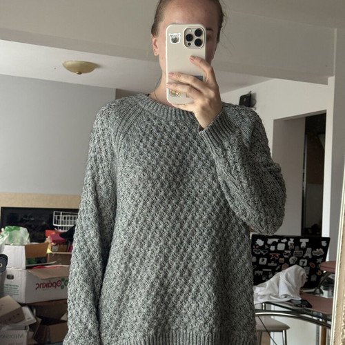 Πουλόβερ H&M γκρι oversize μέγεθος S-M σαν καινούργιο