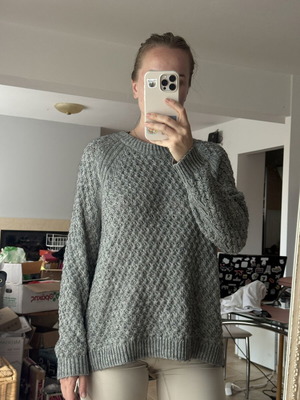 Πουλόβερ H&M γκρι oversize μέγεθος S-M σαν καινούργιο