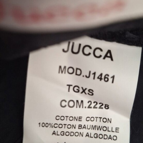 Jucca XS Cargo Black Cotton Pants like new