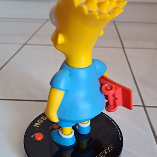 Wesco Bart Simpson Alarm Clock like new, digital table clock