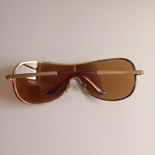 Versace vintage sunglasses unisex used, gold color