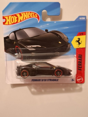 Ferrari SF90 Stradale black Hot Wheels like new