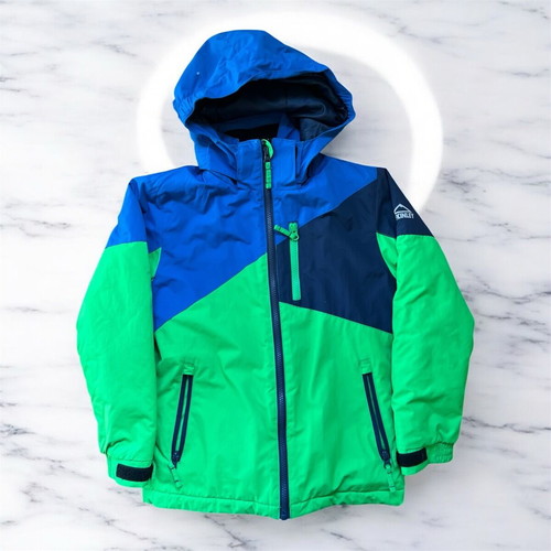 McKinley Kids Snow Jacket like new for 10-Year-Old Boys, Blue-Green